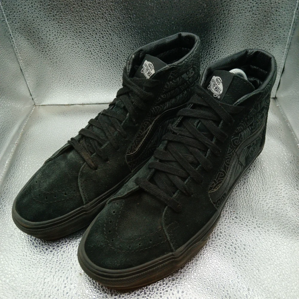 Vans Black Sk8-Hi Raven High-Top Sneakers Men's Size 8.5